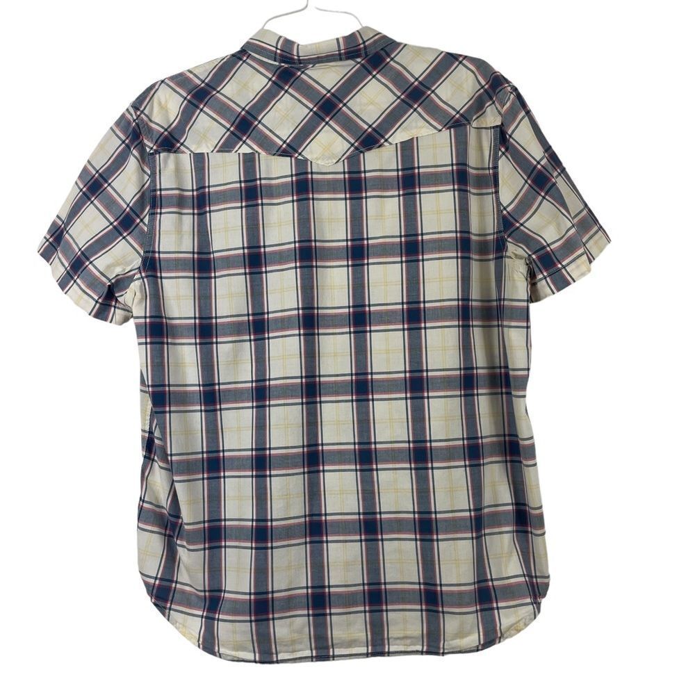 Men's Lucky Brand Short Sleeve Plaid Button Down XL‎ - Picture 4 of 7